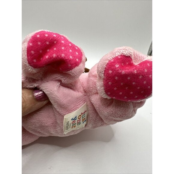 JUST ONE YEAR MY FIRST DOLL BEAN BAG SOFT STUFFED PLUSH PINK BROWN PIGTAIL GIRL - Picture 11 of 16